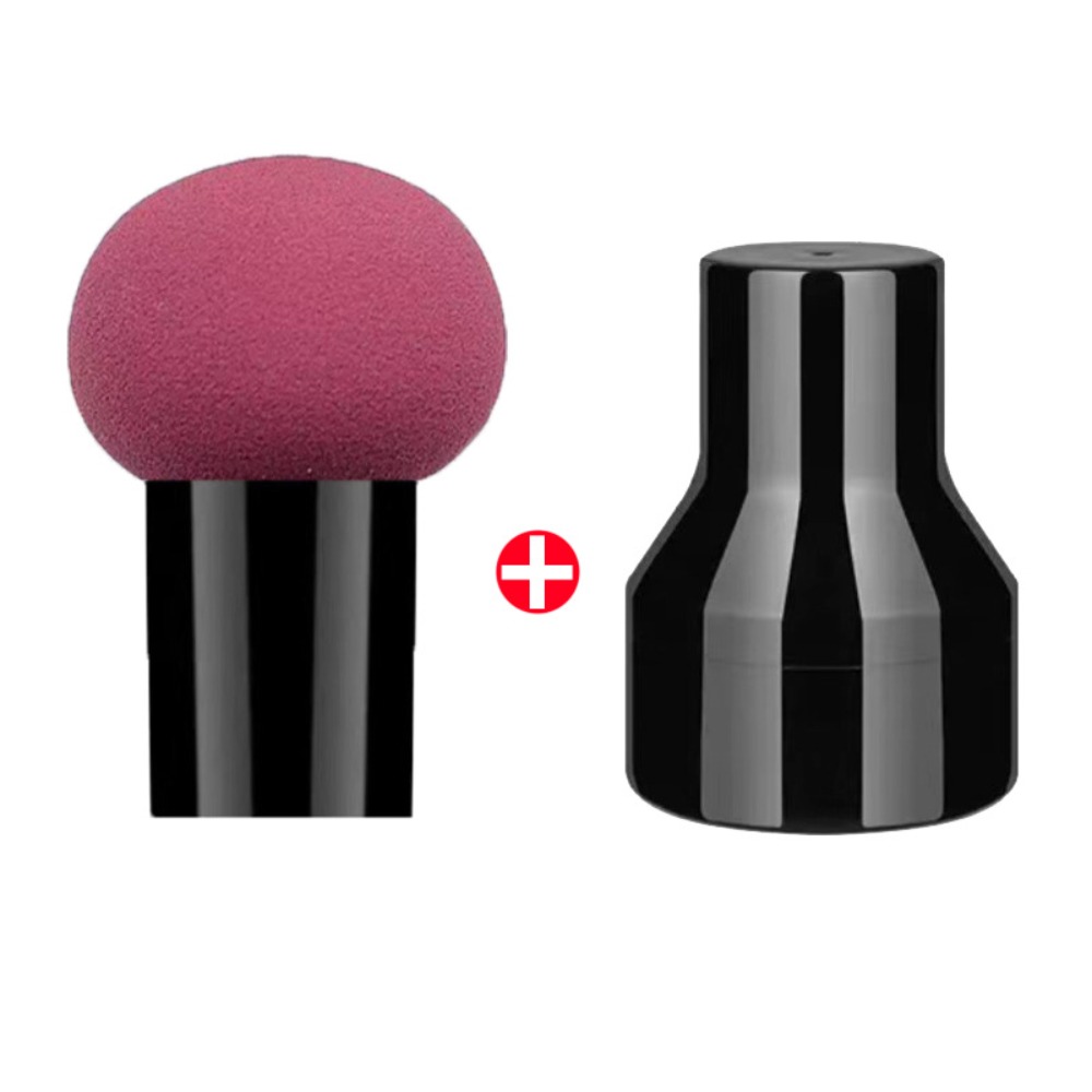 Group Head Brush - ฟองน้ำแต่งหน้ารูปเห็ดแบบใหม่ พร้อมกล่องเก็บ ใช้ได้ทั้งแบบแห้งและแบบเปียก แปรงแต่งหน้า ฟองน้ำรองพื้น แป้งพัฟ