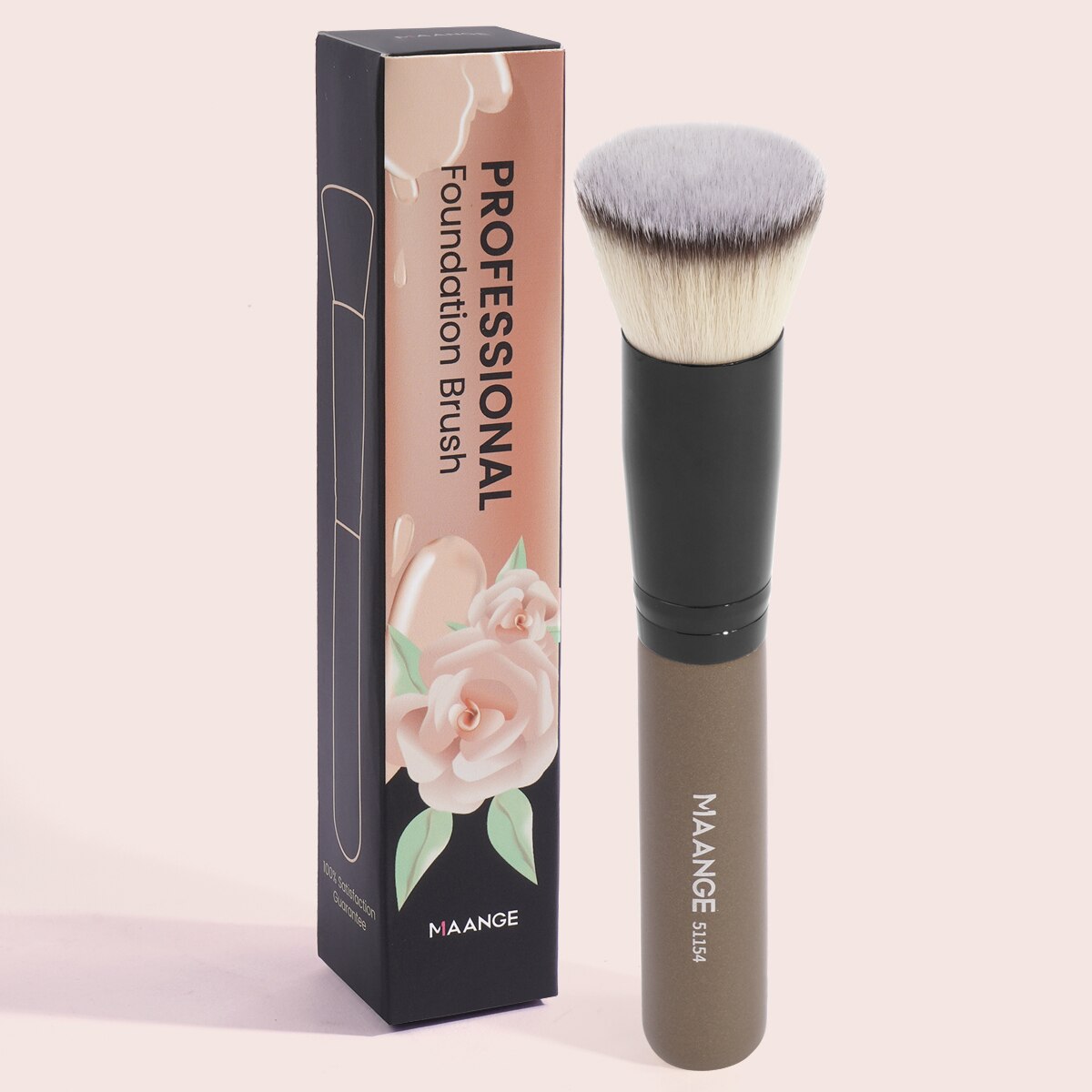 Group Head Brush - Maange แปรงแต่งหน้า1ชิ้นพร้อมกล่องคอนซีลเลอร์แป้งรองพื้นแปรงคอนทัวร์แปรงขนนุ่มหนาแน่นเครื่องมือความงามสำหรับผู้หญิง