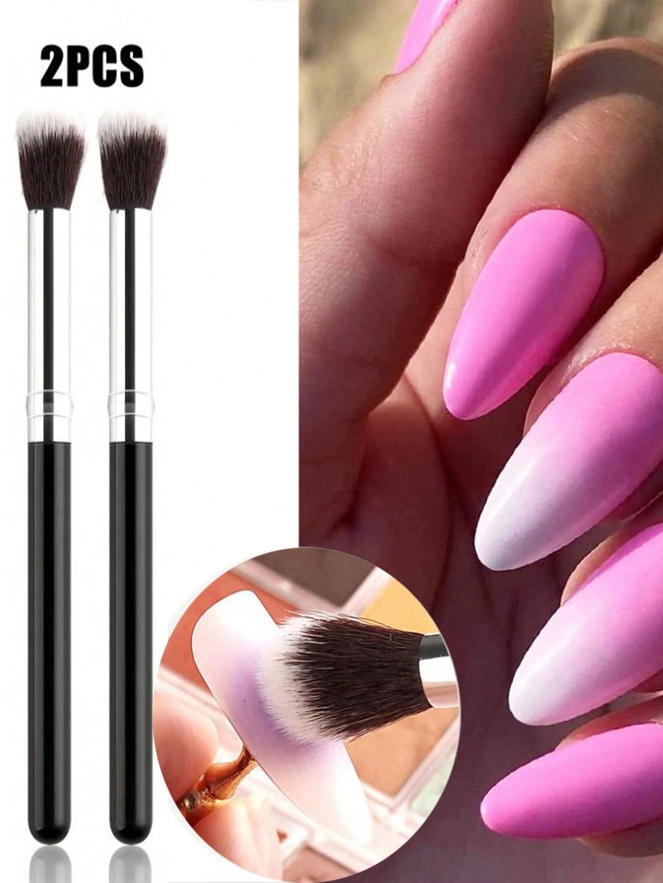 2 ชิ้น Ombre ชุดแปรงเล็บ Eye S - Group Head Brush บทวิจารณ์และราคา