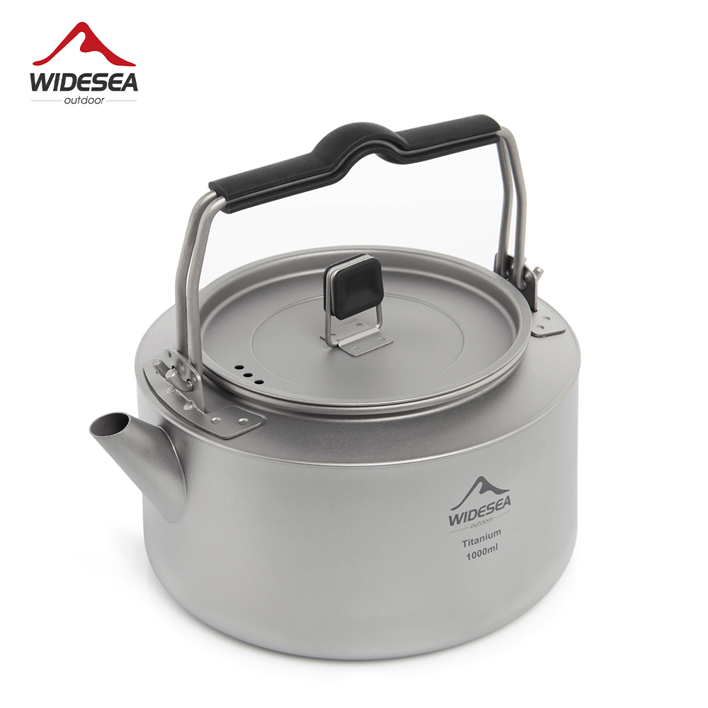 Widesea ตั้งแคมป์ไทเทเนียมกลาง - Coffee Equipment And Supplies บทวิจารณ์และราคา